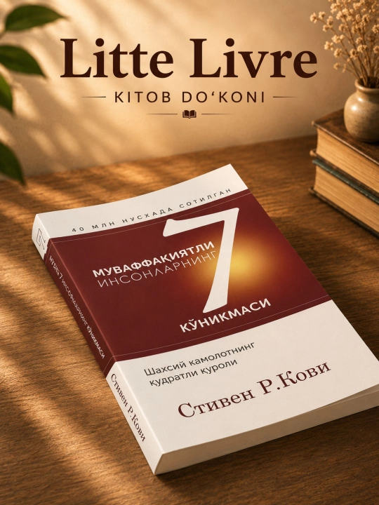 Муваффақиятли инсонларнинг 7 кўникмаси: Стивен Р.Кови