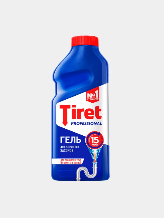 Гель для устранения засоров Tiret Professional, 500 мл