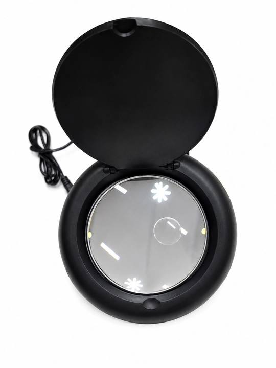 Stol lupa LED yoritgichi bilan, 90 mm – ta'mirlash va lehimlash ishlari uchun