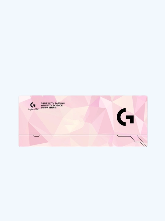 Logitech G o‘yin sichqoncha gilamchasi 60×30 sm, pushti, tikilgan chet, sirpanmaydigan 