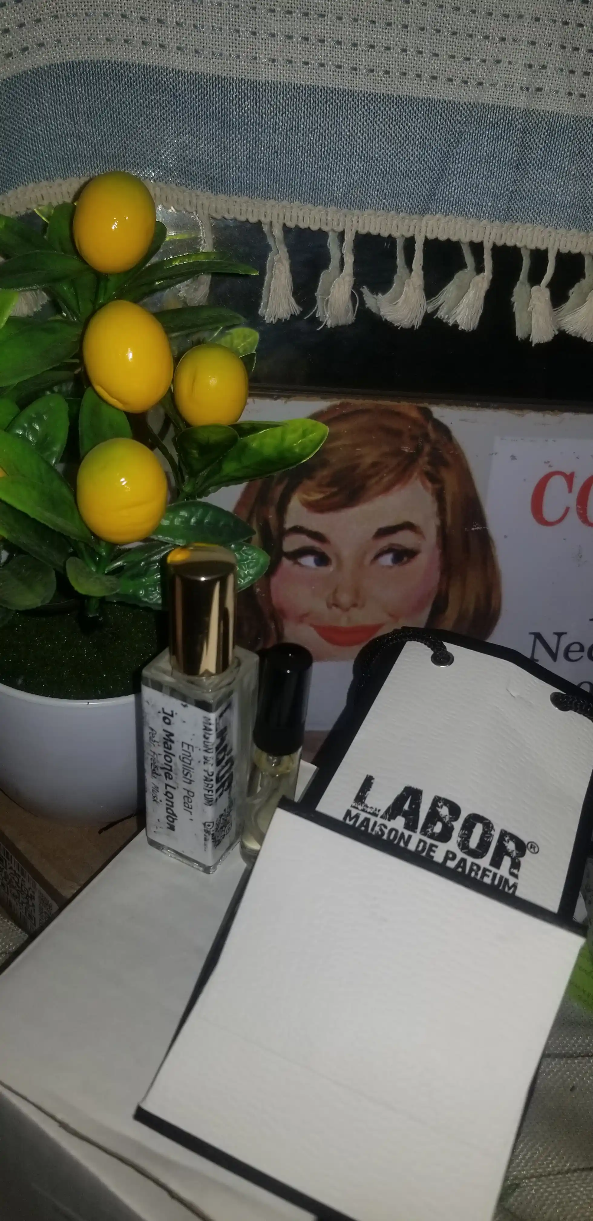 LABOR Parfum English Pear & Freesia Jo Malone London ayollar parfyumi maxsus flakonlarda