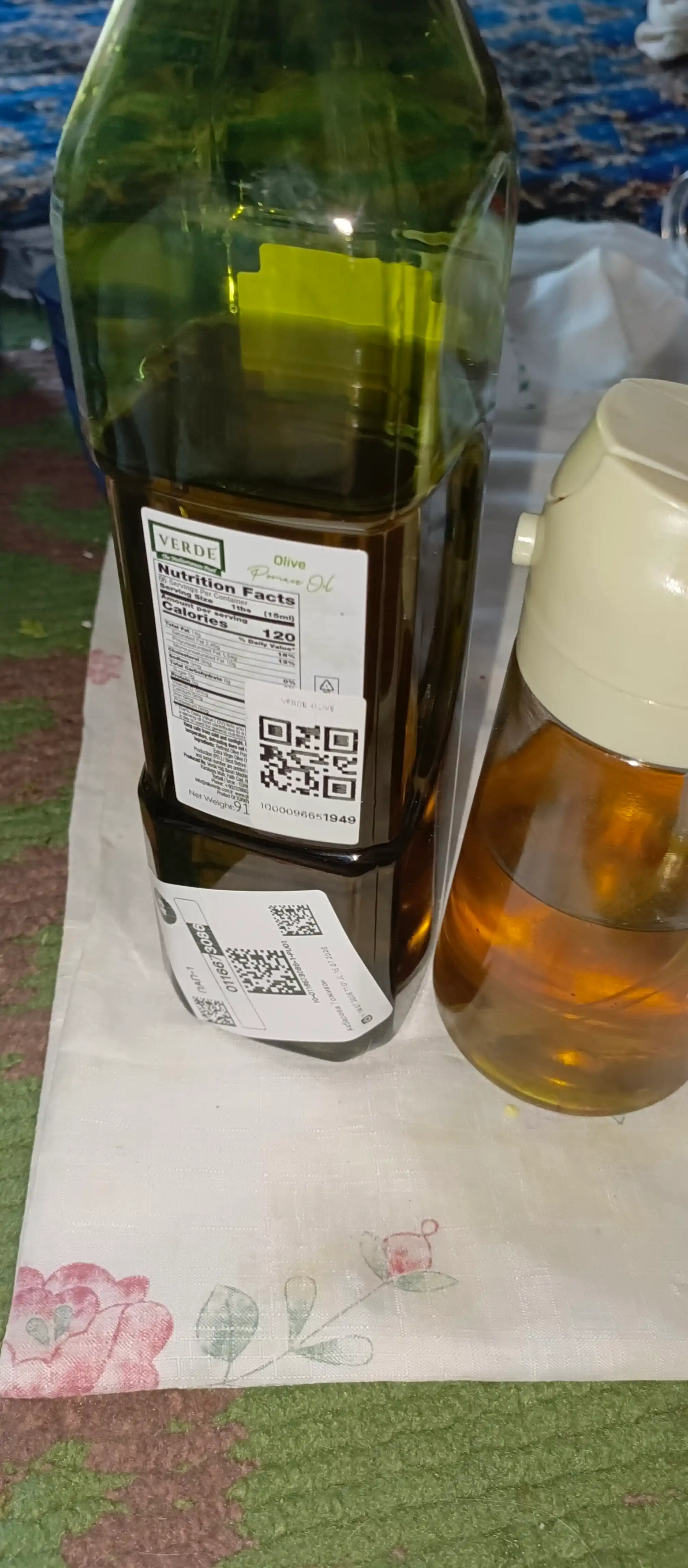 Olive Verde Pomace Oil zaytun yog'i, tozalangan, tovurish va salatlar, 1 litr