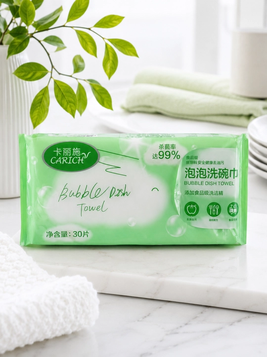 CARICH Bubble Dish Towel салфетки для мытья посуды, 30 штук - 