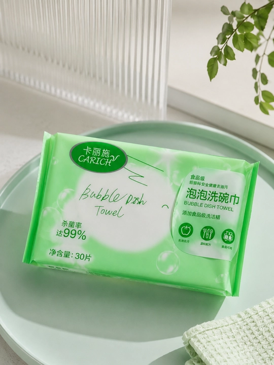 CARICH Bubble Dish Towel салфетки для мытья посуды, 30 штук