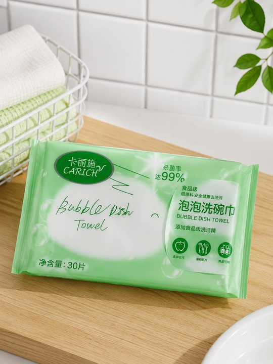 CARICH Bubble Dish Towel салфетки для мытья посуды, 30 штук