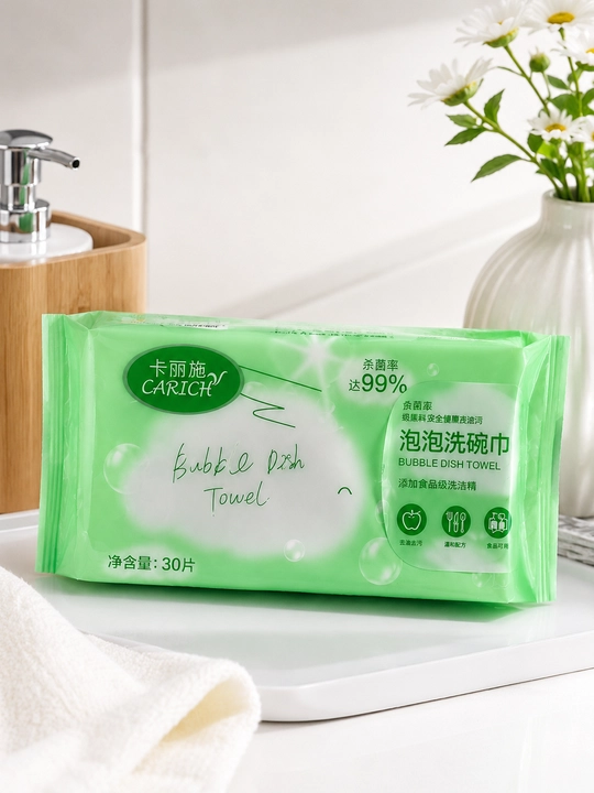CARICH Bubble Dish Towel салфетки для мытья посуды, 30 штук