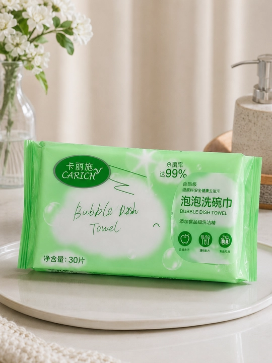 CARICH Bubble Dish Towel салфетки для мытья посуды, 30 штук