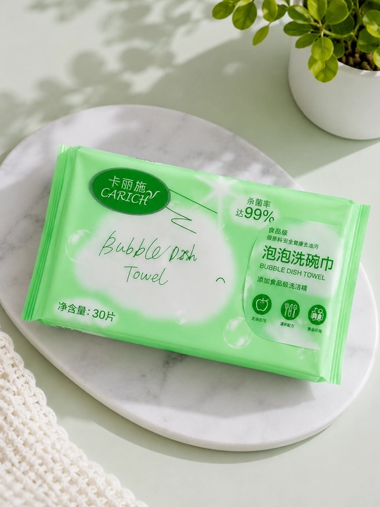 CARICH Bubble Dish Towel салфетки для мытья посуды, 30 штук