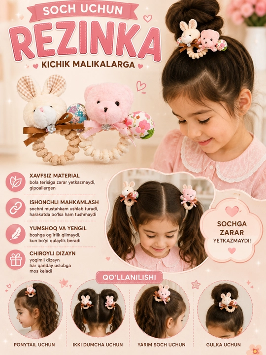 Ayollar va qizlar uchun rezinkalar - 
