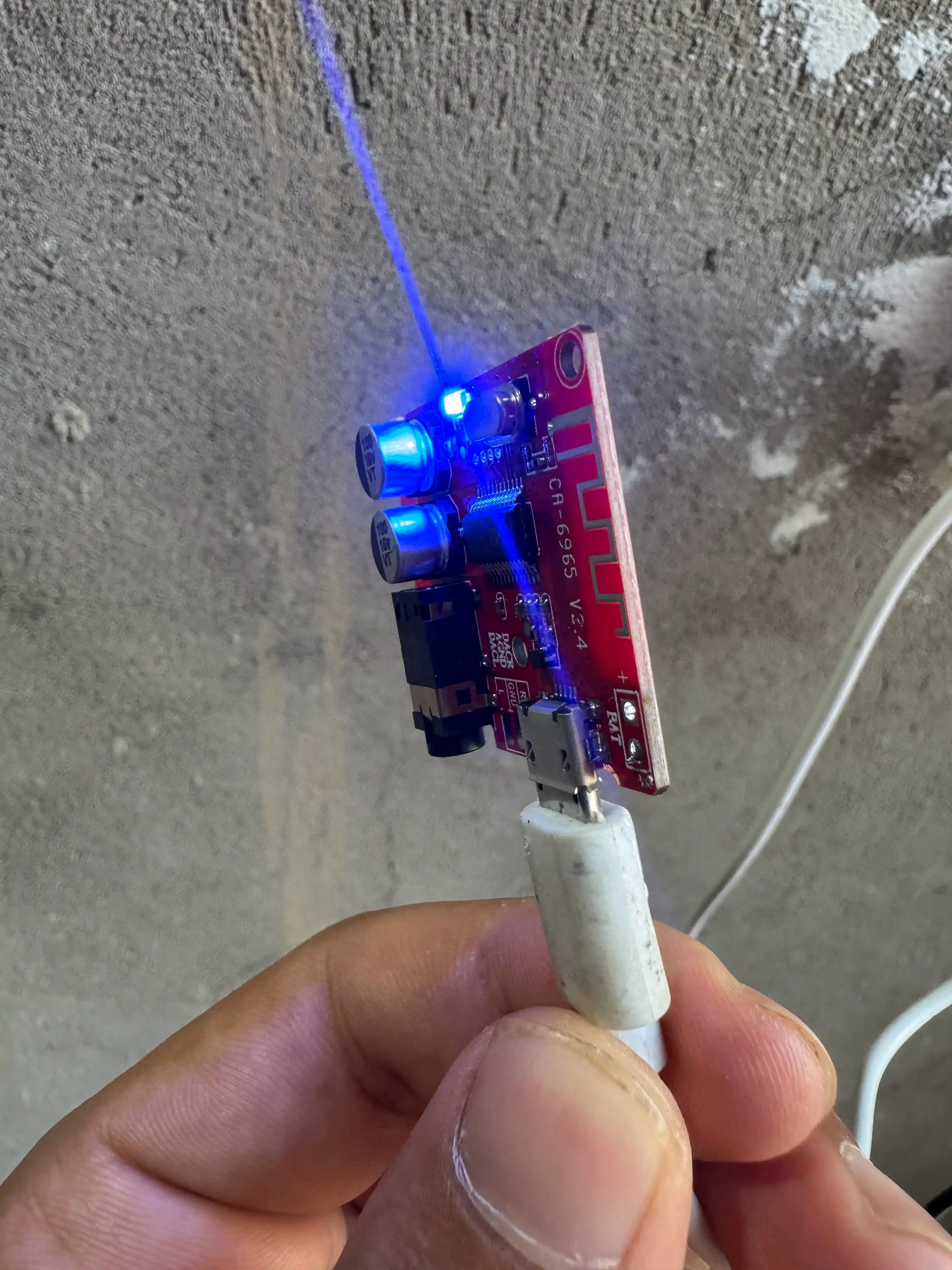 Bluetooth аудиоприёмник CA-6965 V2.4 с AUX 3.5 мм, модуль для колонок, усилителя и авто