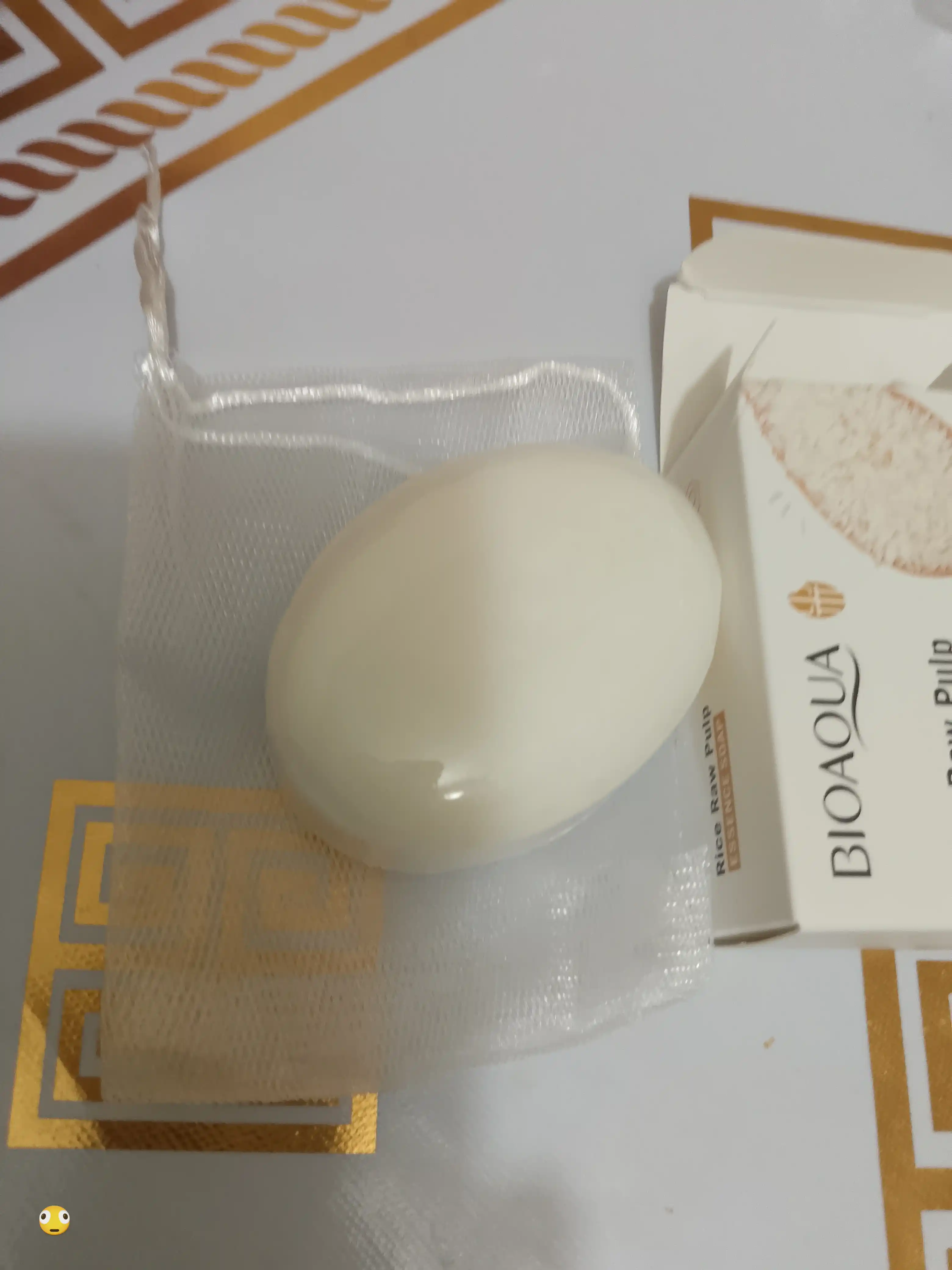 BIOAQUA oqartiruvchi sovuni, guruch ekstrakti bilan, yuz va tana uchun, 100 g
