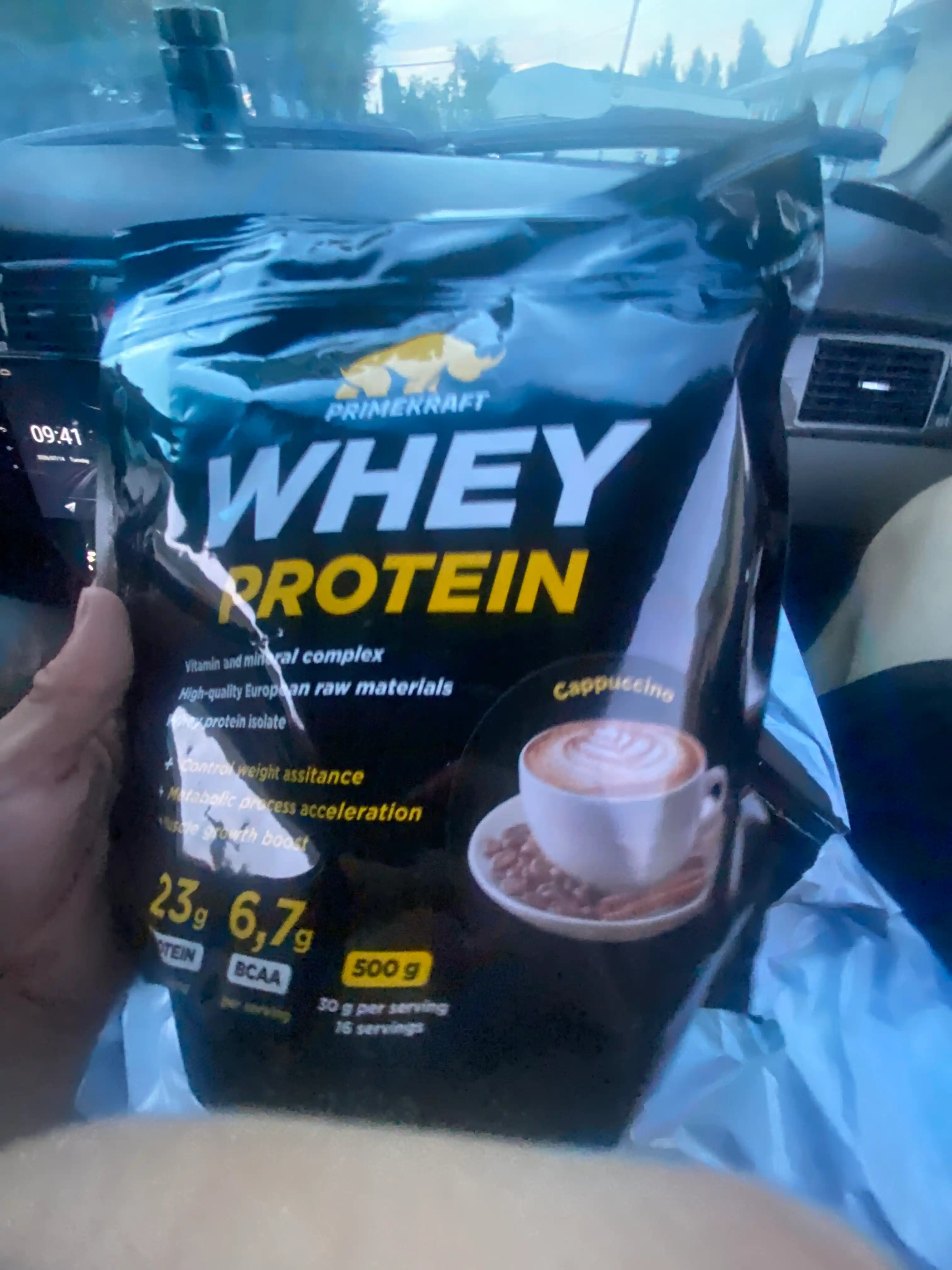 PRIME KRAFT WHEY 500 g, zardob proteini, 1 porsiyada 23 g oqsil
