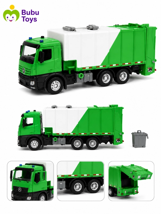 Металлический игрушечный мусоровоз (Garbage Truck) - 