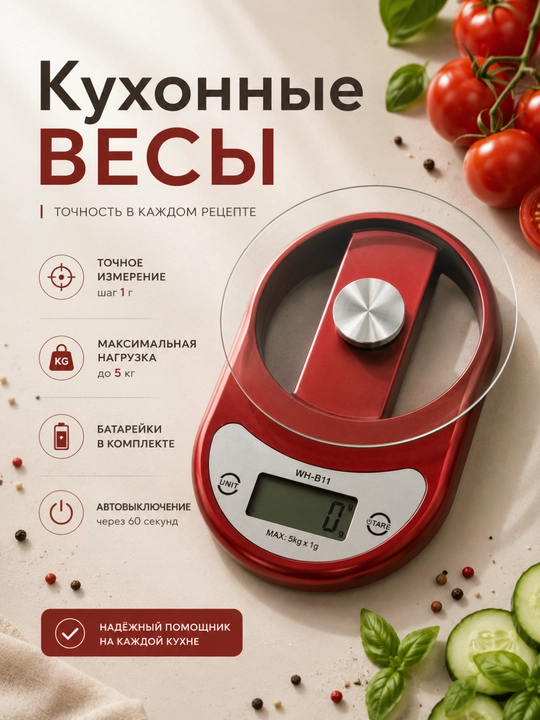 Кухонные электронные весы - 