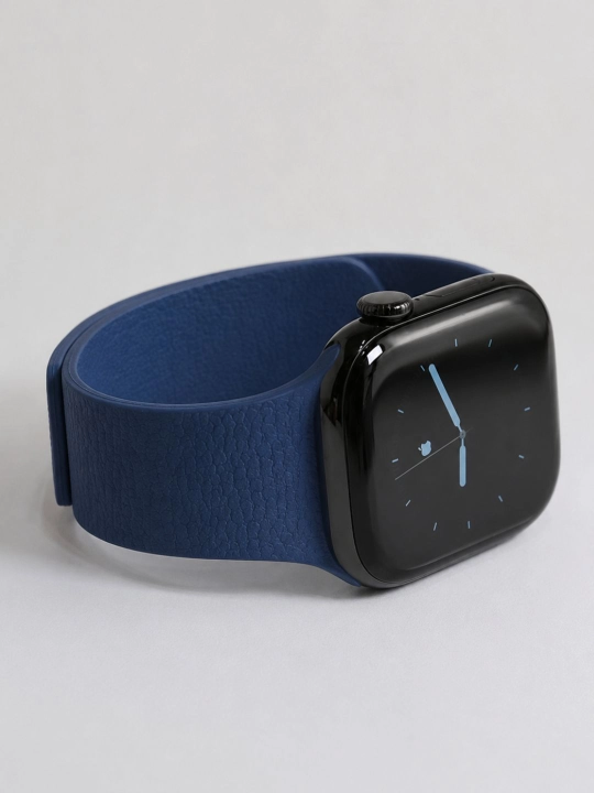 Ремешок с магнитной застёжкой и фактурой “личи” для Apple Watch S3–S11/SE/Ultra, 38–49 мм