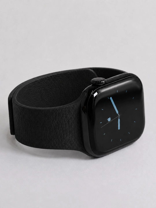 Ремешок с магнитной застёжкой и фактурой “личи” для Apple Watch S3–S11/SE/Ultra, 38–49 мм
