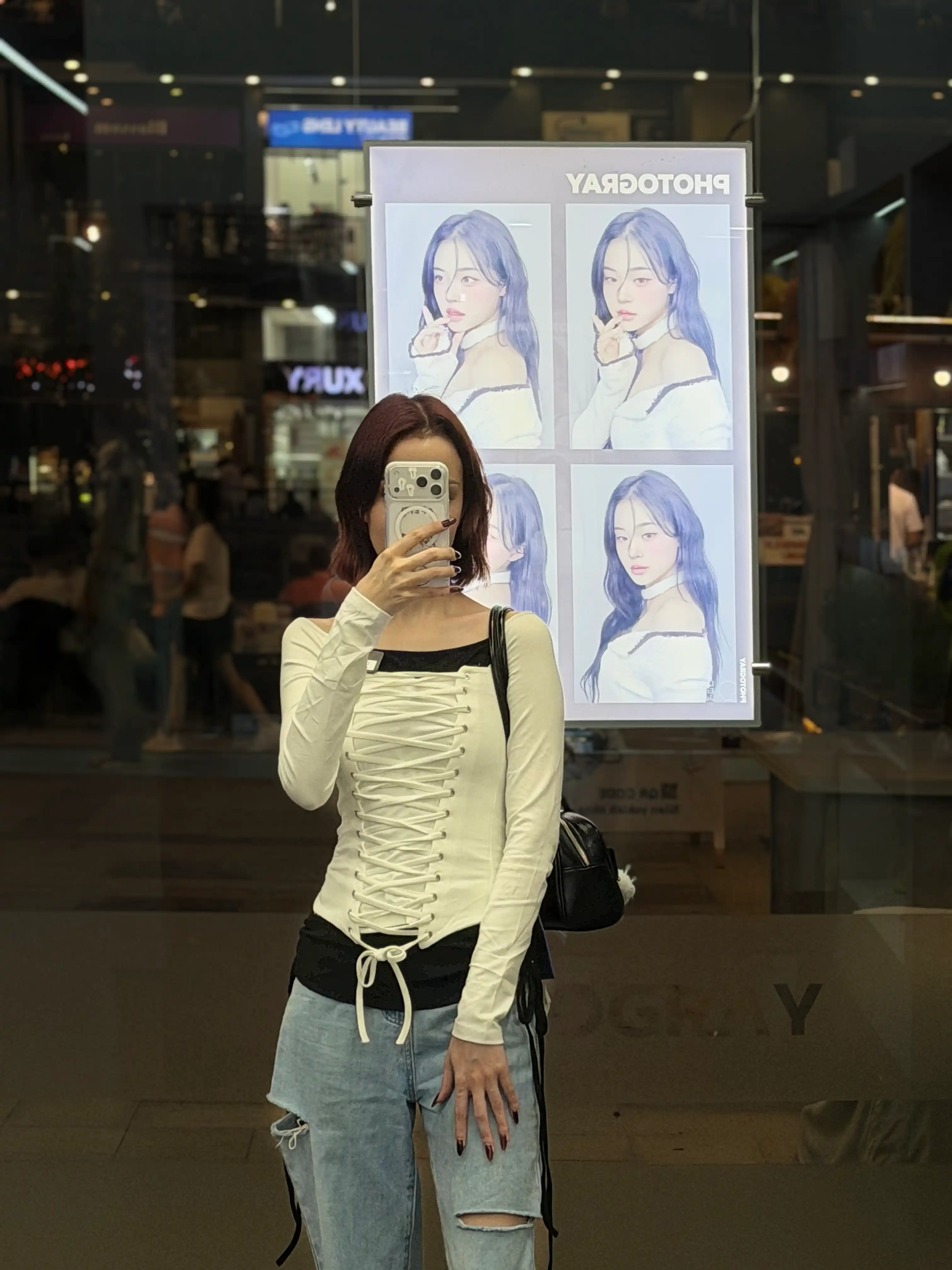 MIYO, Ayollar uchun slim fit longslivlar – gotik osiyo uslubi Y2K