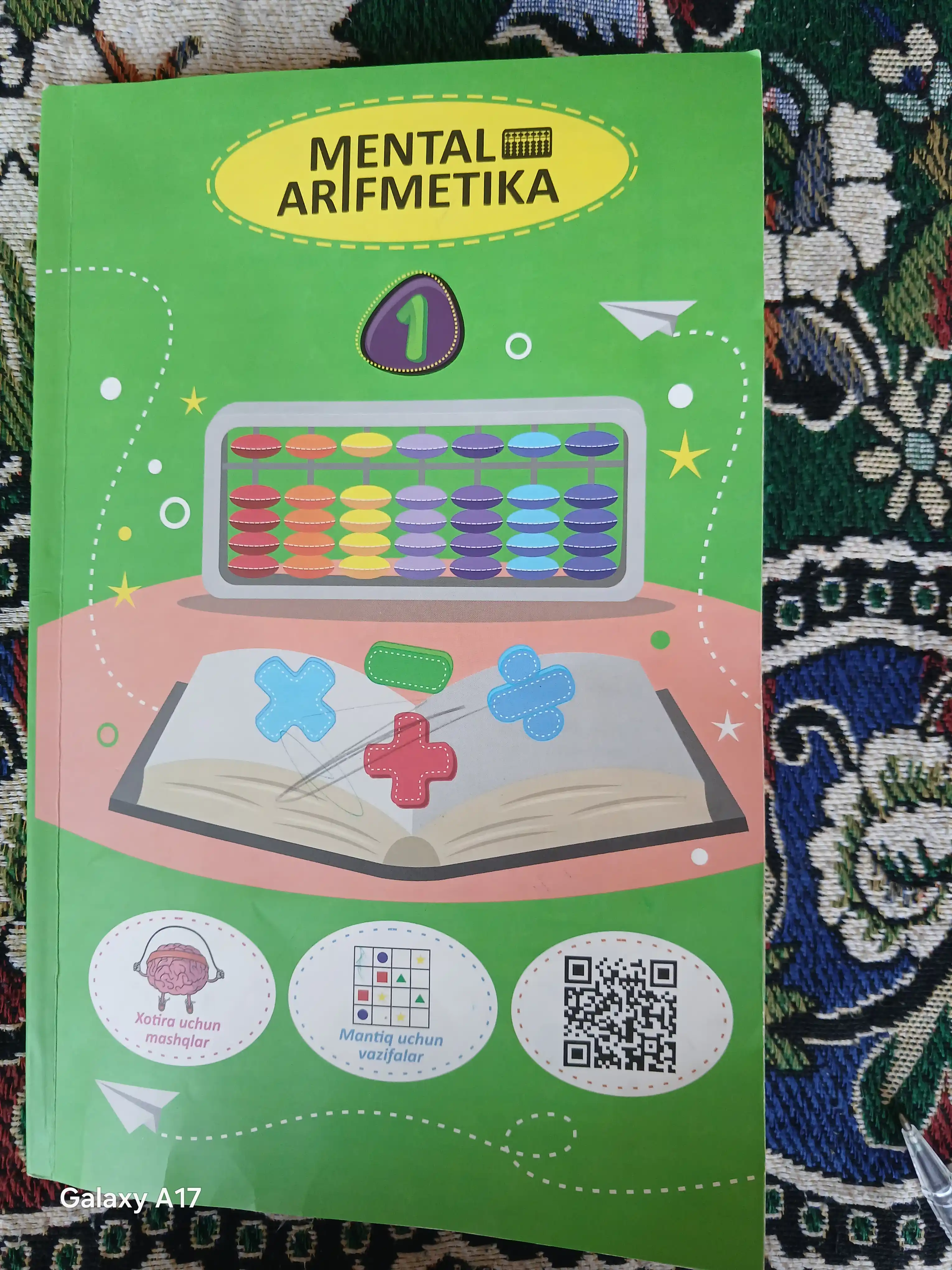 Mental kitob 1,2,3 qismlar, kitobi hamda mashq daftarlari