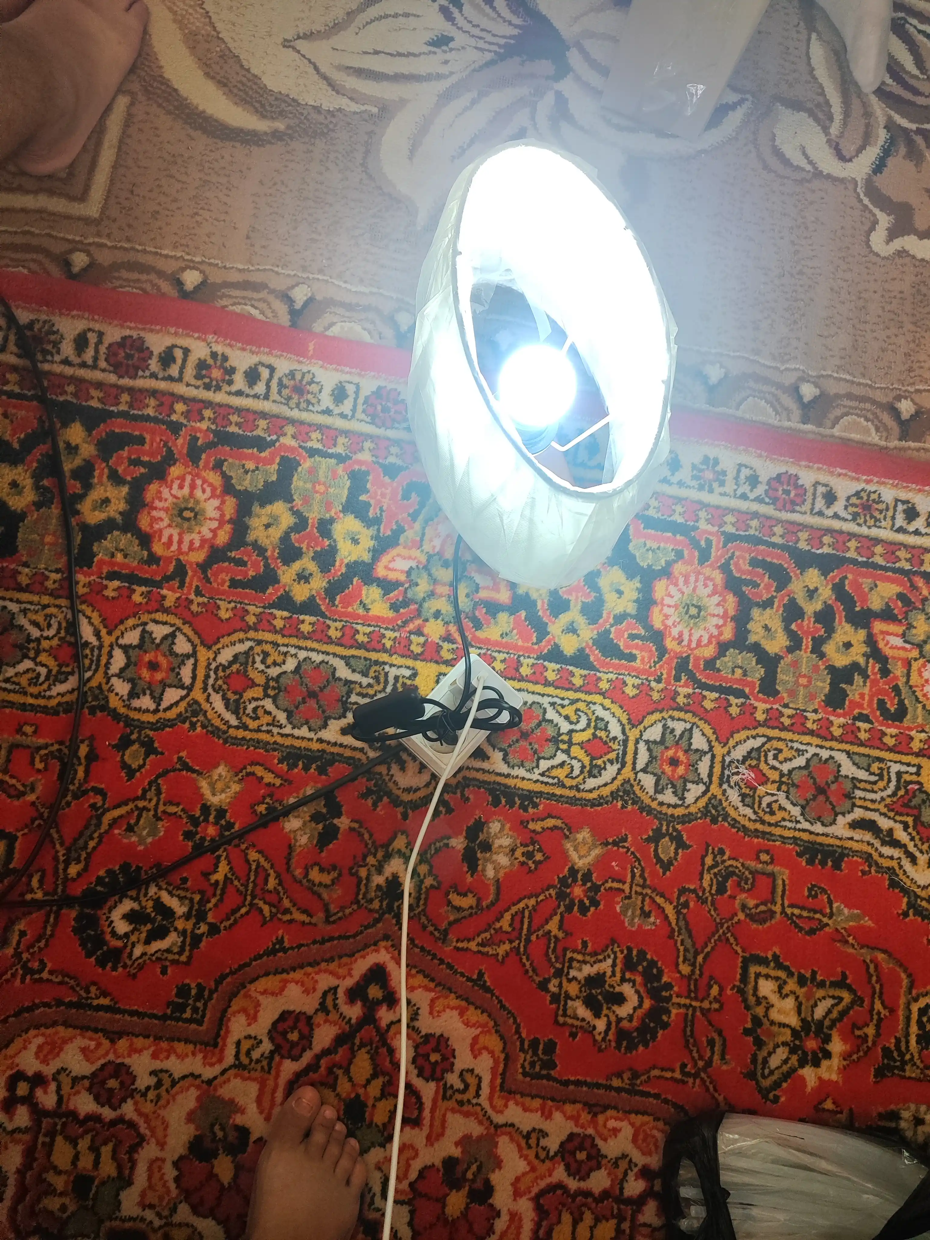 Светильник беспроводной LED для спальни, аккумуляторный, сенсорный, 3 режима света, Type-C