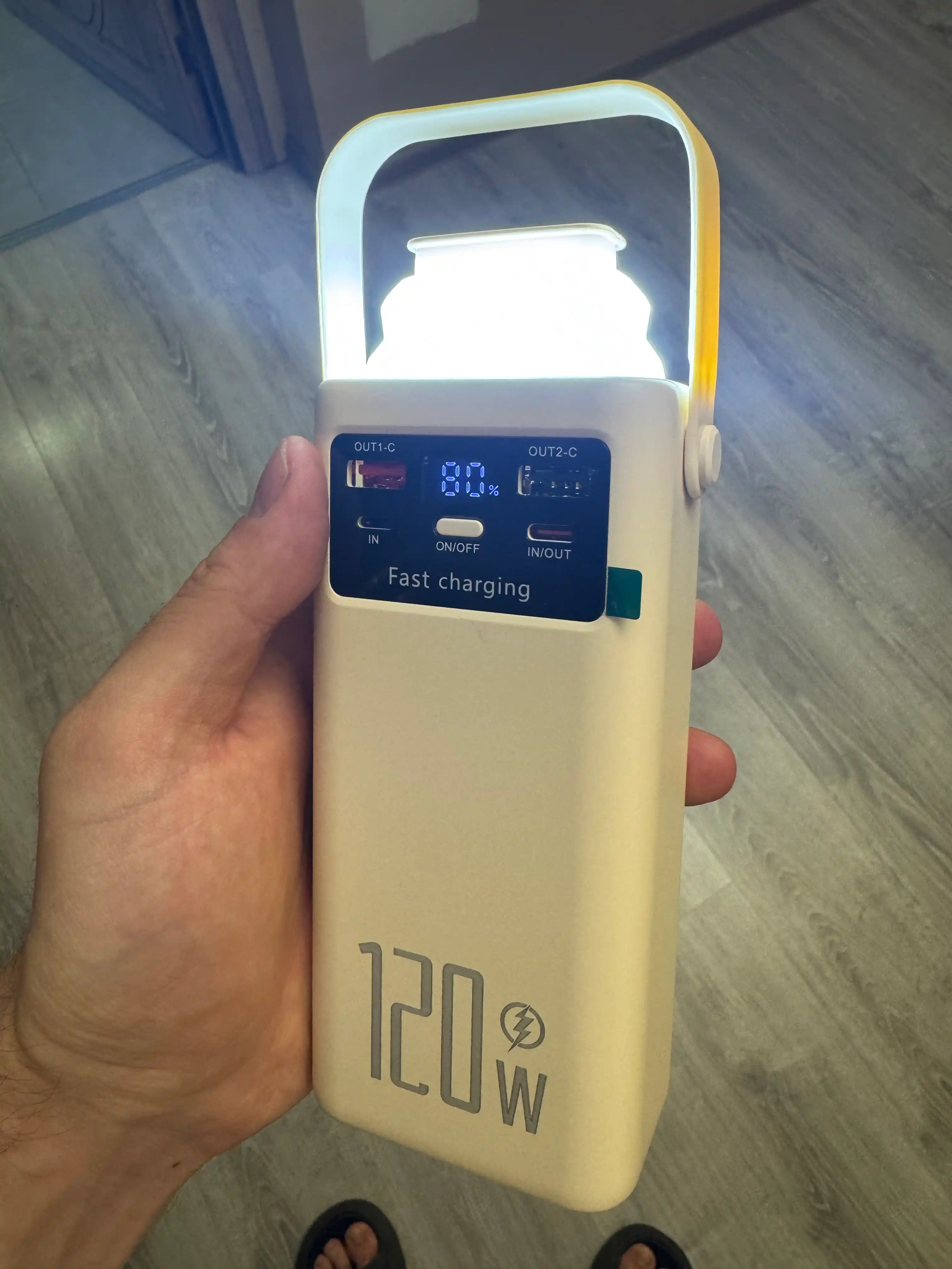 Внешний аккумулятор power bank с быстрой зарядкой, 50000, 100000, 7 в 1