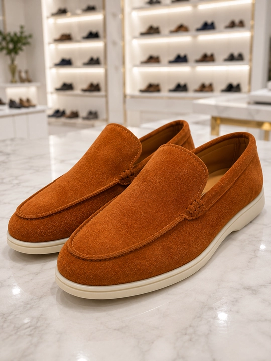 Лоферы, 100% натуральная кожа, loro piana, мокасины - 
