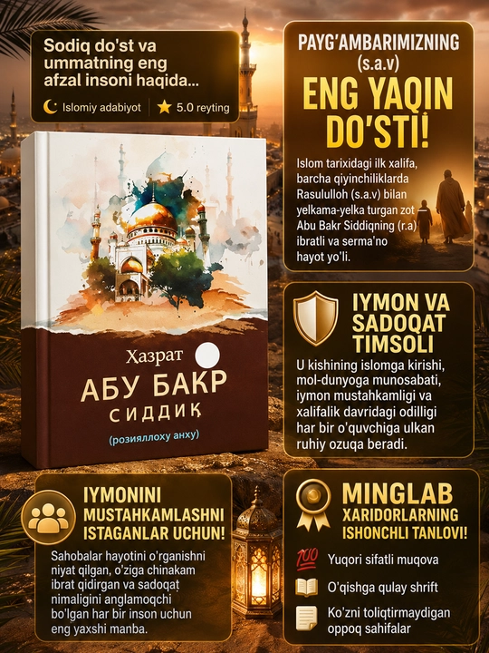 Hazrat Abu Bakr Siddiq, Ali ibn Abu Tolib, Usmon ibn Affon, Umar ibn Hattob, To'rt buyuk