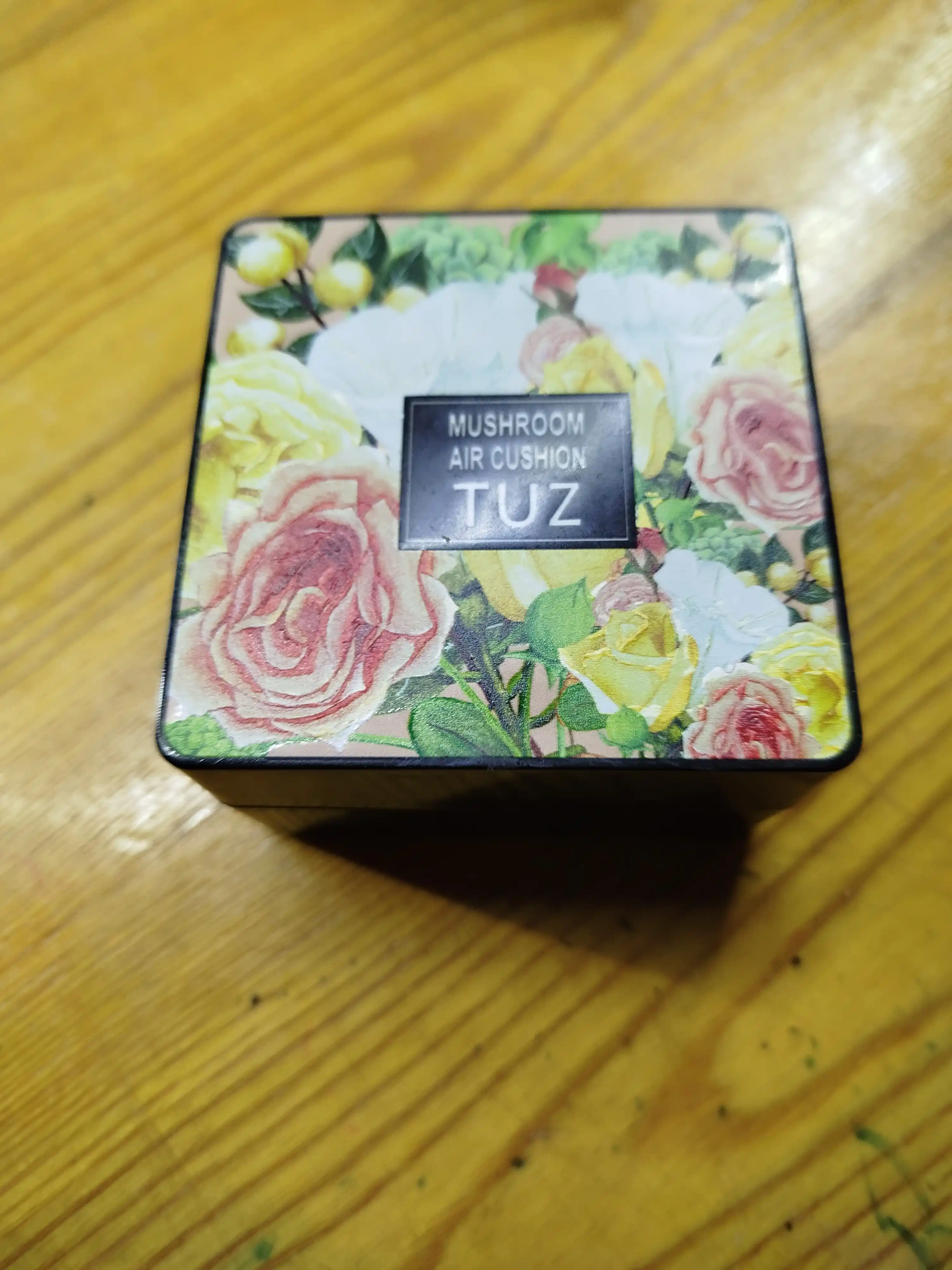 Tonal krem kushon BB TUZ Mushroom Air Cushion, yuz uchun kushon pudra, upa, tonalka, 12 g