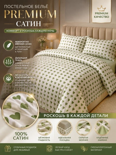 Yotoq to‘plami, ikki kishilik, 225*225, bir kishilik, 225*150, yostiqlar, 75*55 - 