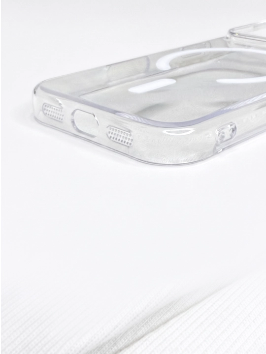 IPhone uchun shaffof g'ilof 13,14,15,16,17 Pro/Pro Max (Magsafe)