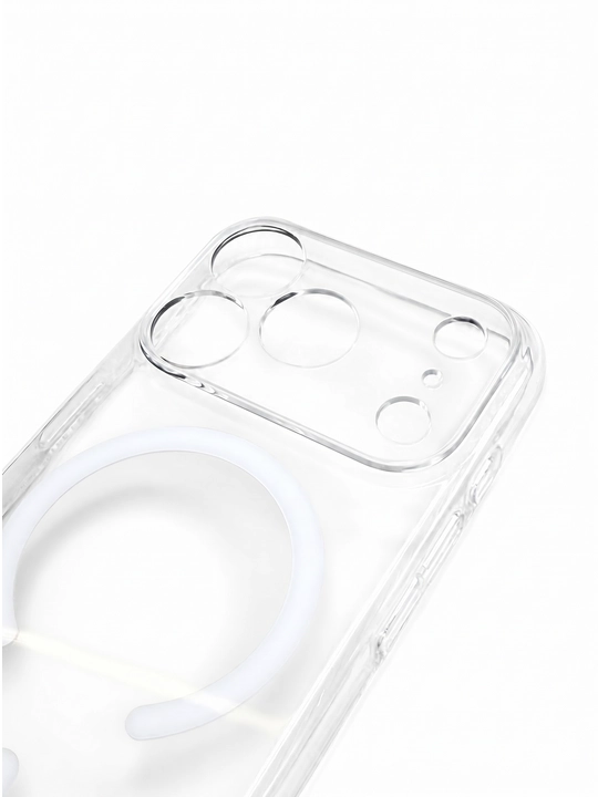 IPhone uchun shaffof g'ilof 13,14,15,16,17 Pro/Pro Max (Magsafe)