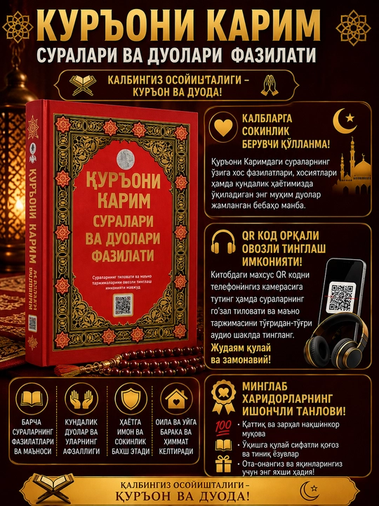 Qur'oni Karim suralari va duolari fazilati