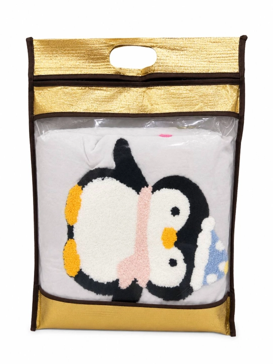 CokMark Kids Premium – Veshivkali bolalar uchun yotoq jihozi to‘plami (1,5 kishilik) - 
