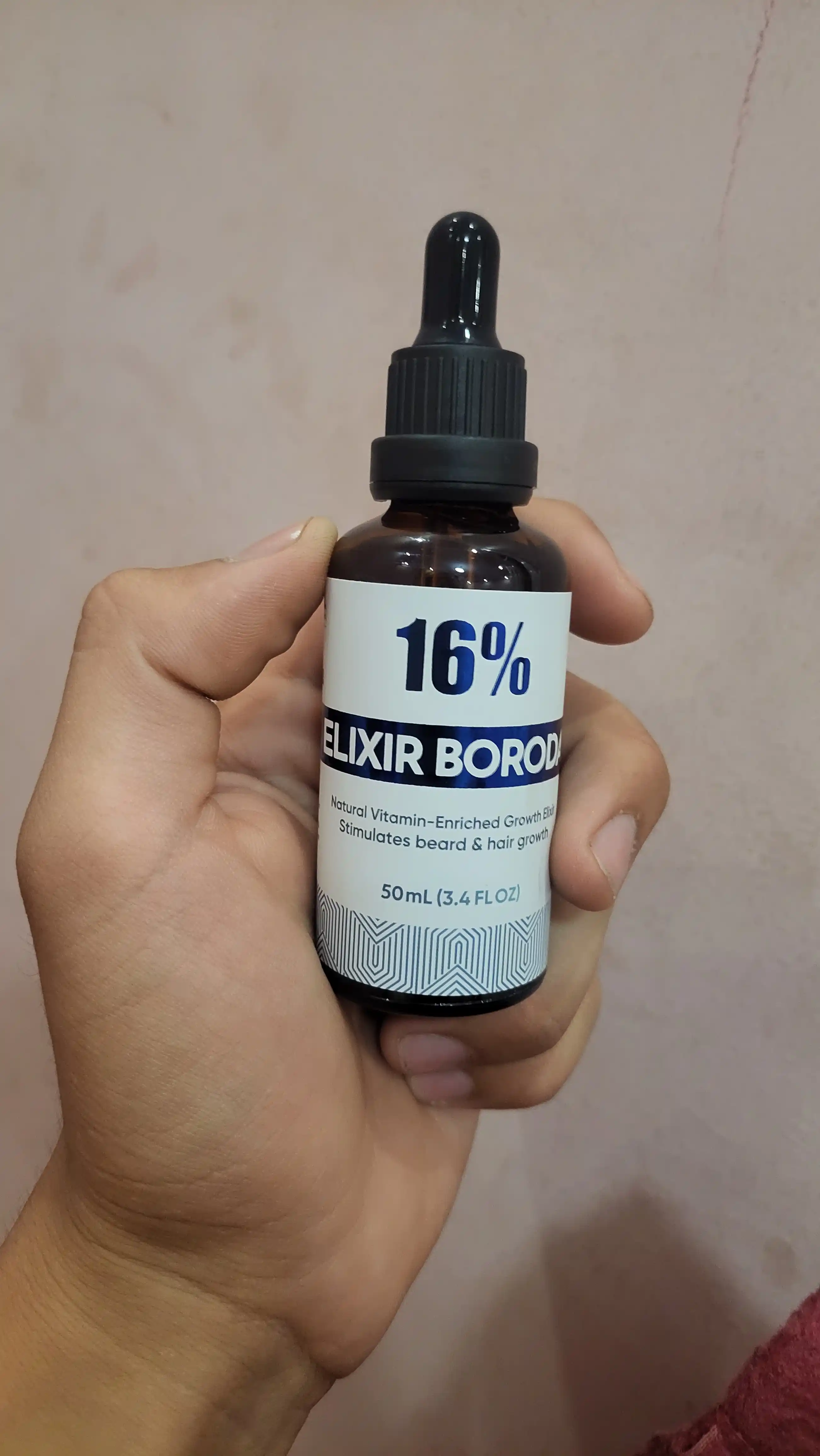 Миноксидил 16% Elixil Boroda – сыворотка для роста бороды и волос