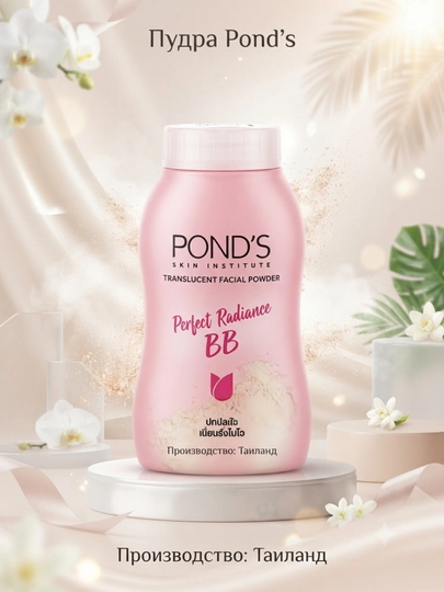 Транслюцентная пудра для лица Pond’s, матирующая с тональным эффектом, 45g - 