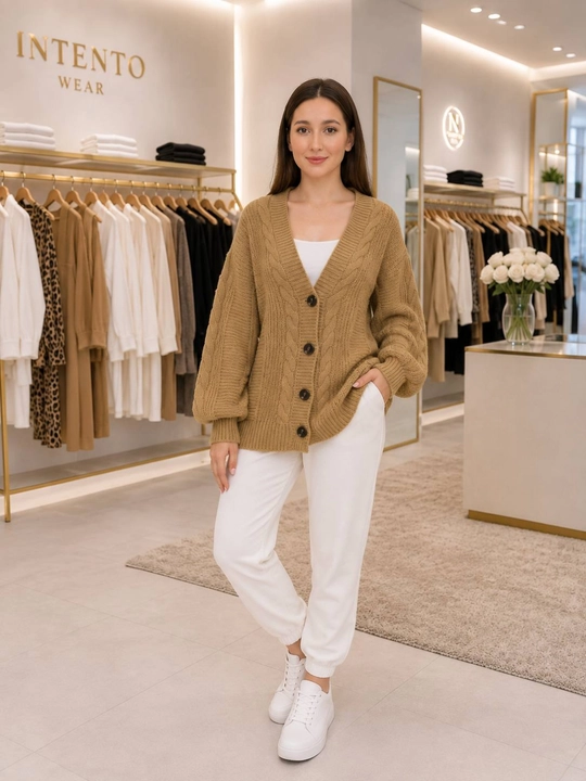 Ayollar uchun oversize kardigan, Jemper, qishki kofta, ayollar jemperlari, (48-54)