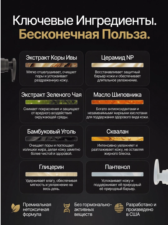 Мужская умывалка для лица BASED Daily Facial Cleanser, 200 мл