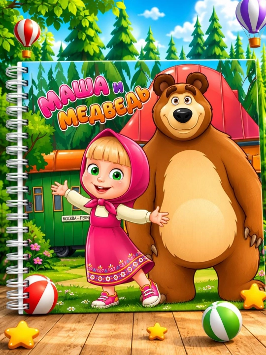 Masha va Ayiq yopishqoq albom - 
