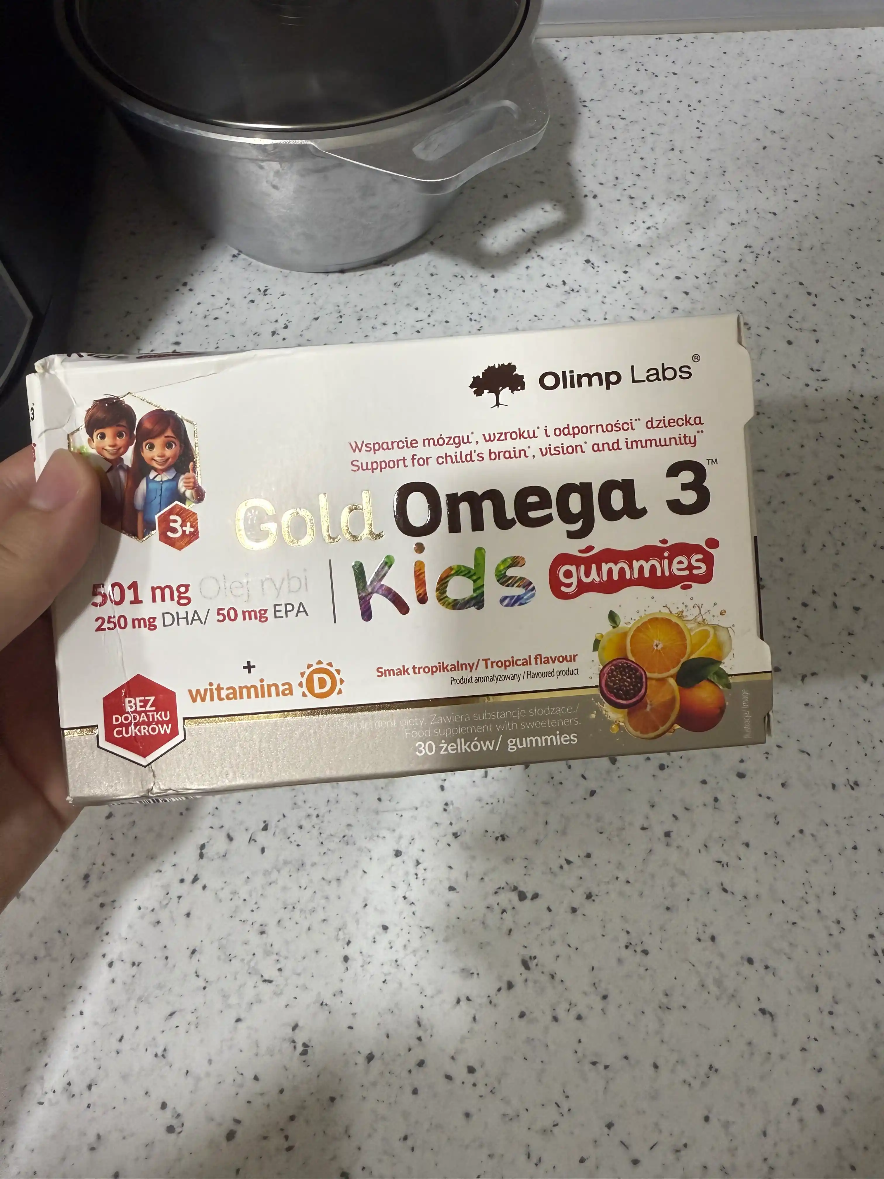 Olimp Gold Omega 3 kids 30 gummies, со вкусом фруктов