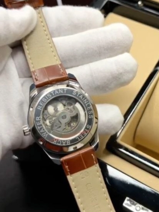 Мужские наручные часы Patek Philippe с автоматическим механизмом и минеральным стеклом
