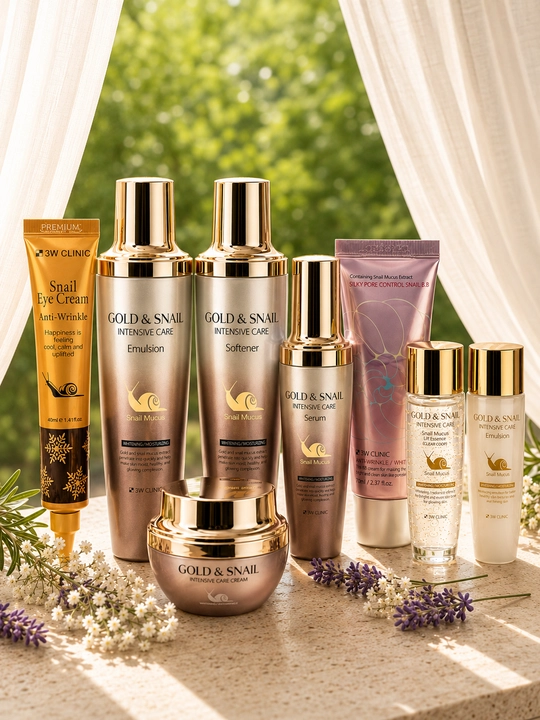 3W Clinic Gold & Snail Intensive Care Premium to'plami