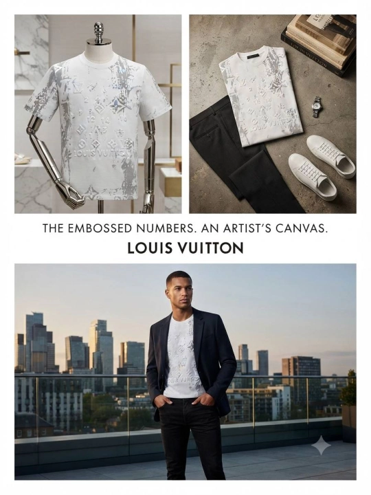 Футболка Louis Vuitton, 100% хлопок, для мужчин производится в Турции