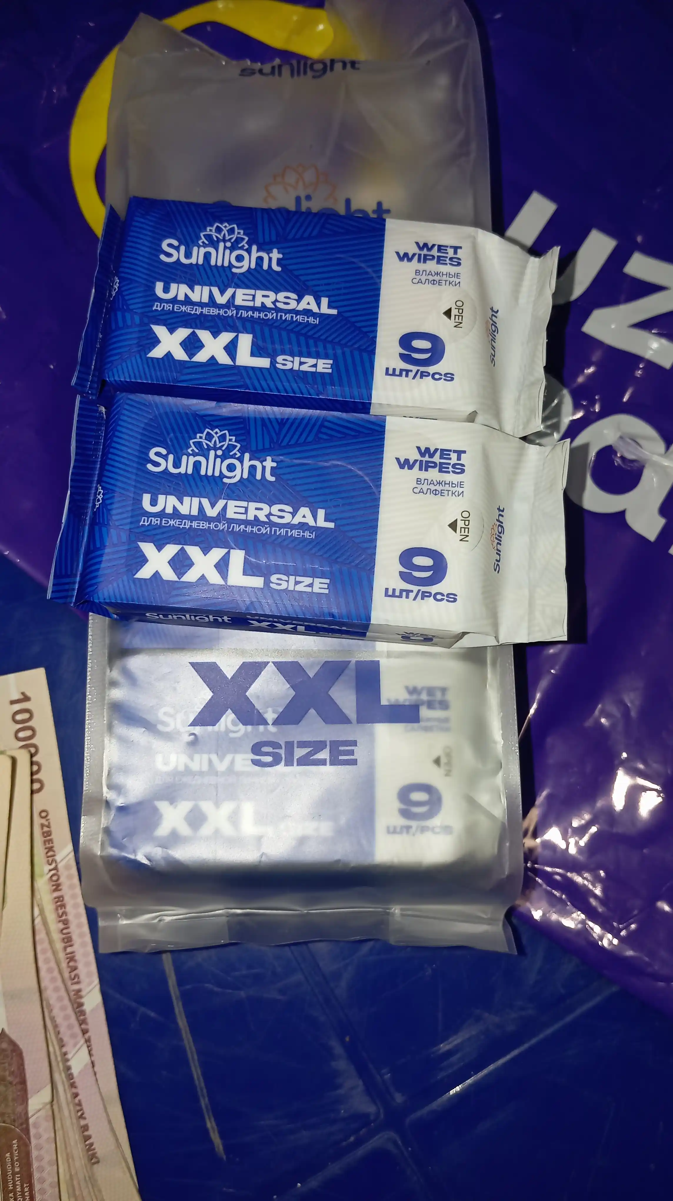Влажные салфетки Sunlight super mini xl
