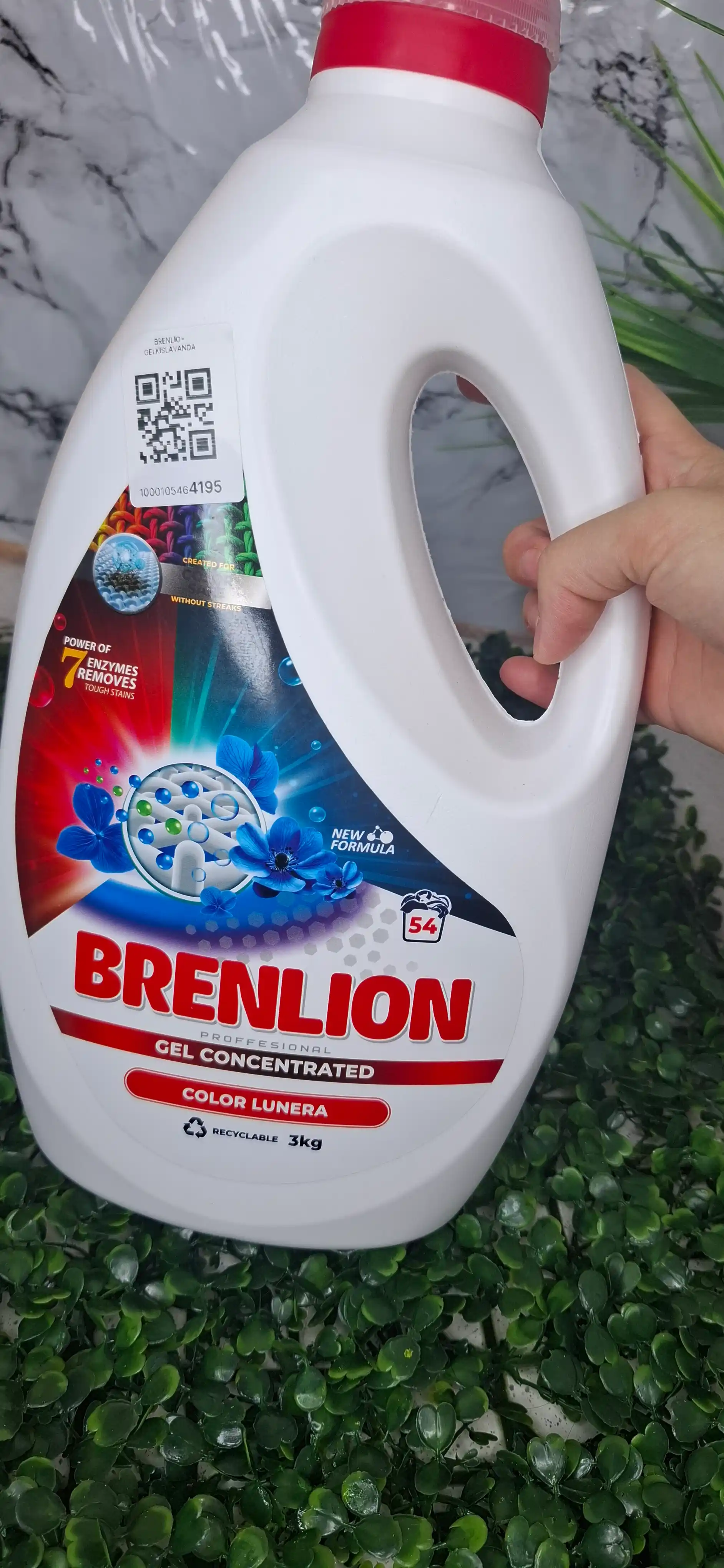 BRENLION гель для стирки 3 кг + кислородный отбеливатель 300 г, аромат лаванды