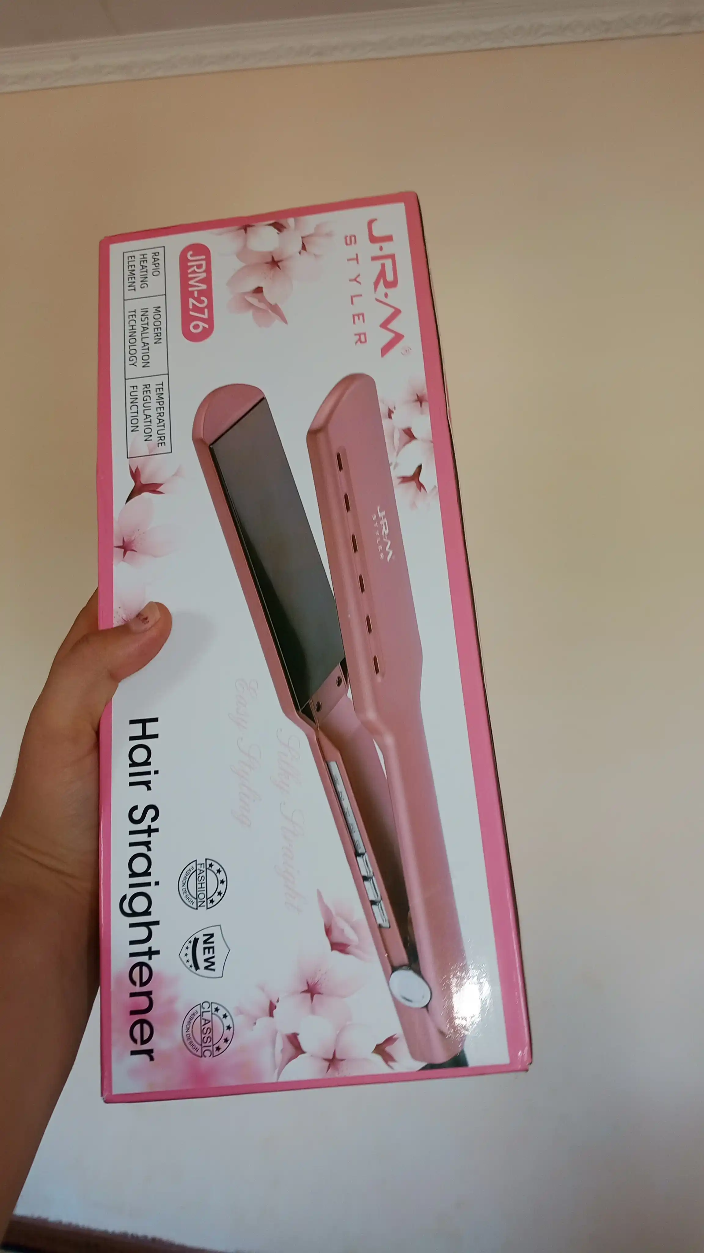 Professional soch tekislovchi dazmol JRM styler LCD displeyli