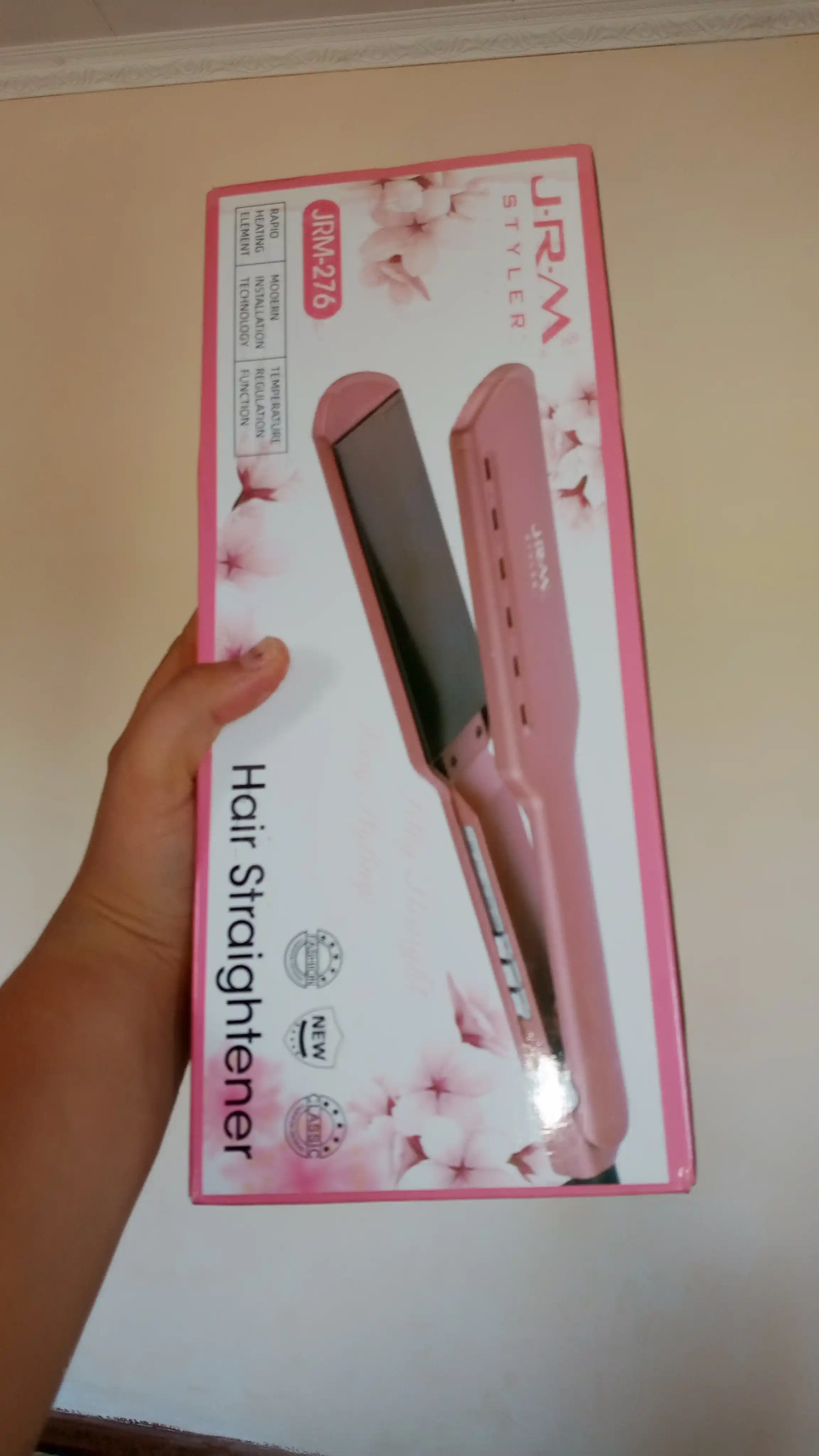 Professional soch tekislovchi dazmol JRM styler LCD displeyli