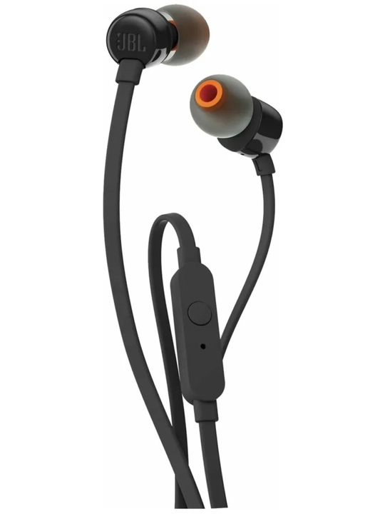 Проводные наушники JBL TUNE 110 с микрофоном, Pure Bass Sound, разъём 3.5 мм