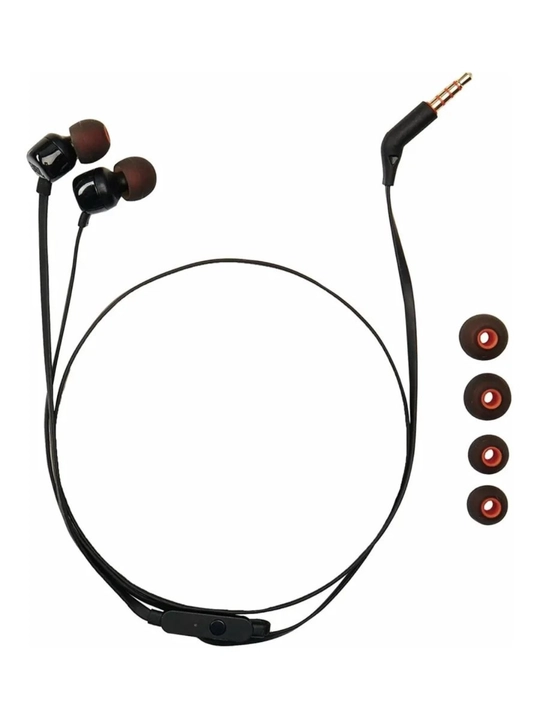 Проводные наушники JBL TUNE 110 с микрофоном, Pure Bass Sound, разъём 3.5 мм
