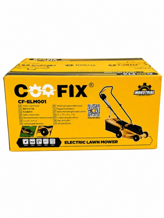 COOFIX , электрическая газонокосилка, газонокосилка, газонная косилка, косилка для травы
