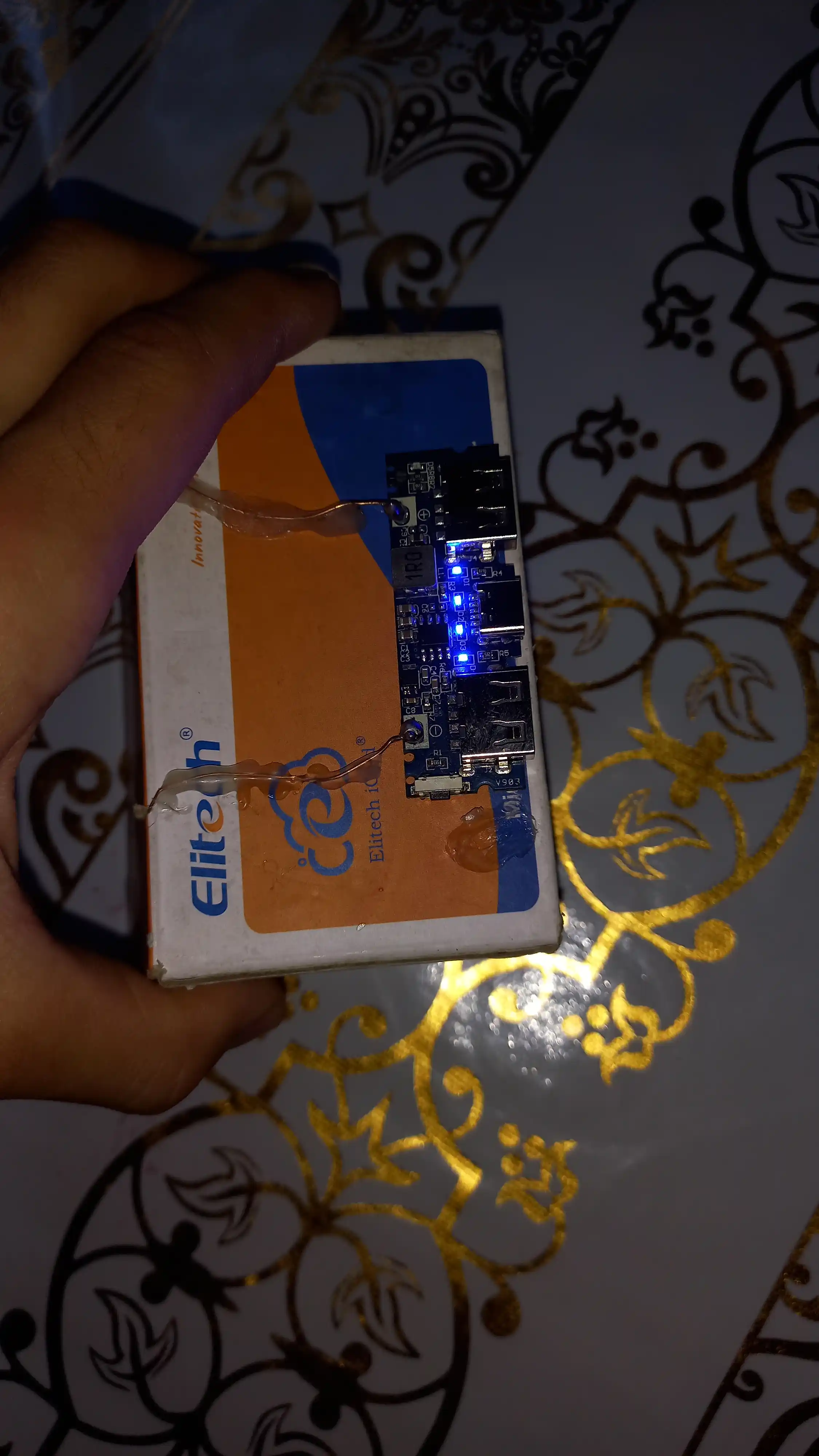Плата Power Bank IP5407 USB 5V 2.4A Micro Type-C Модуль заряда литий-ионных аккумуляторов