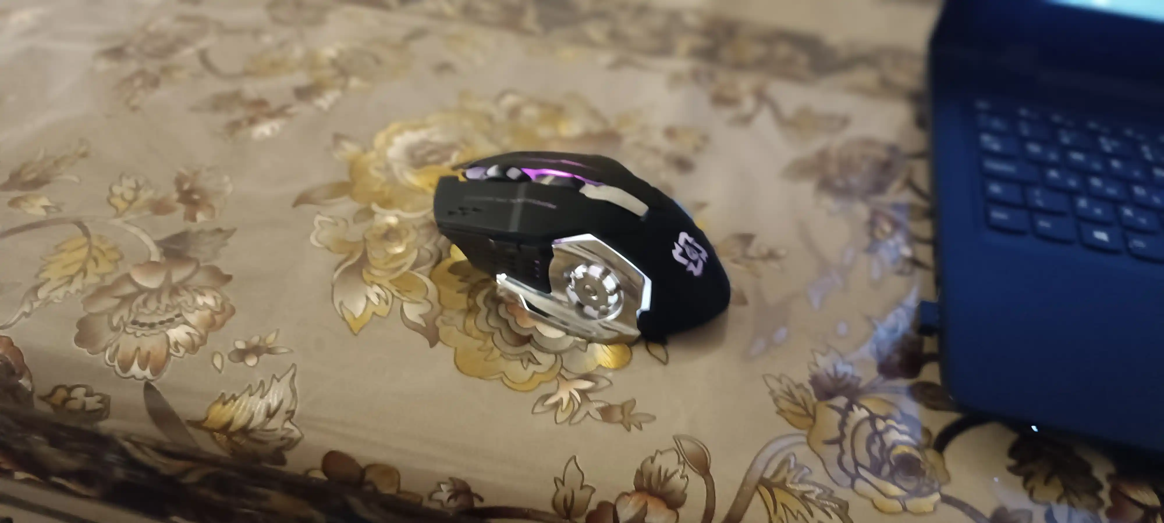 Игровая мышь IMICE бесшумная, беспроводная m17, c RGB подсветкой,